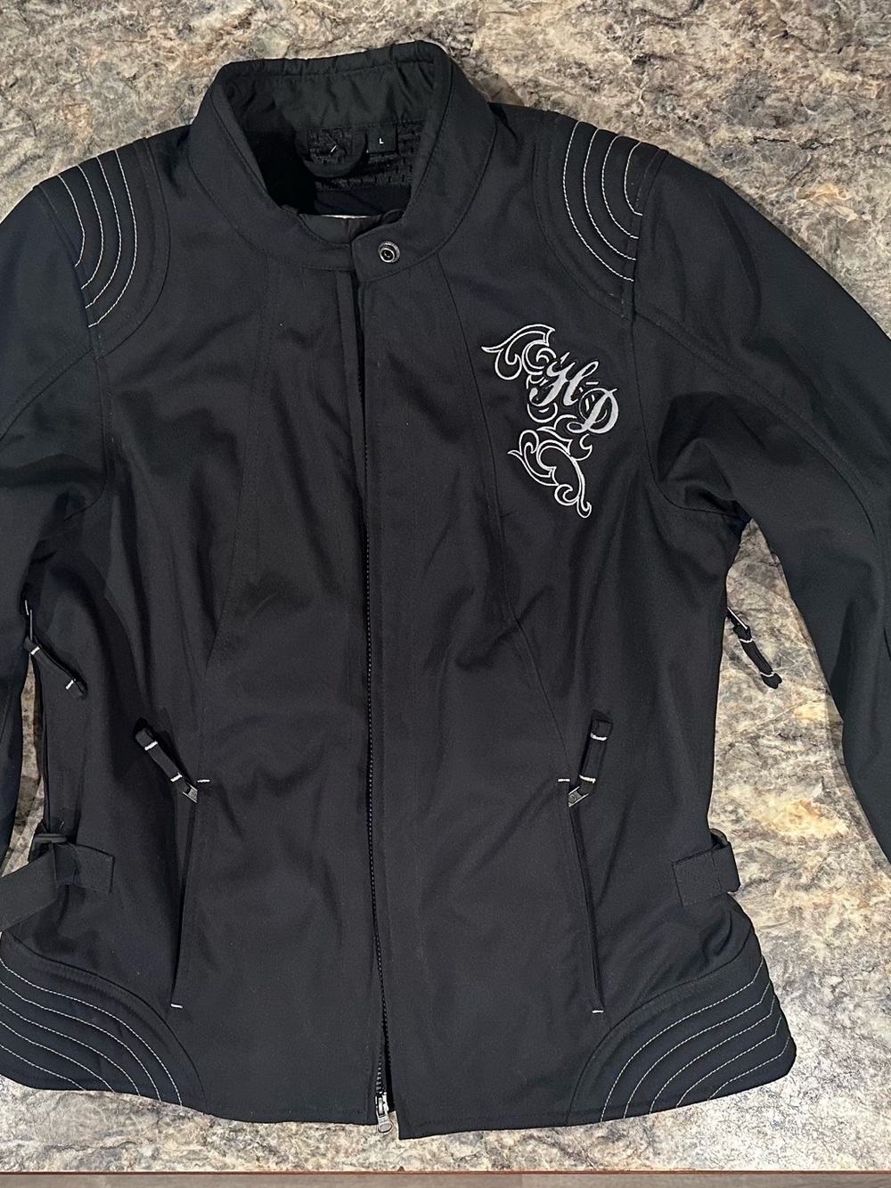 Harley-Davidson Black Women's Utility Jacket with Embroidered Logo